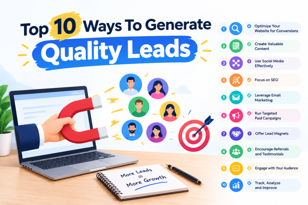 Top 10 Ways To Generate Quality Leads