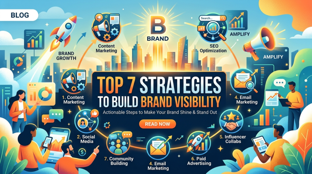 Top 7 Strategies To Build Brand Visibility